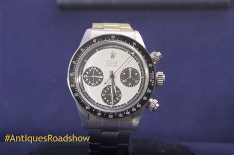 rolex oyster watch antiques roadshow|who bought paul newman daytona.